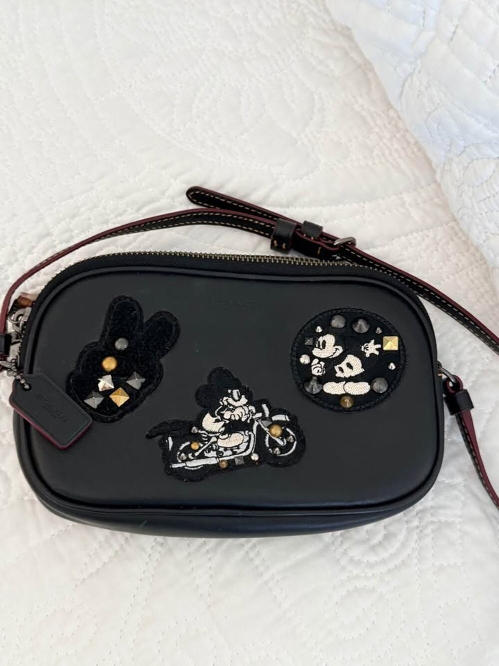Coach x Disney Mickey Mouse Patched Camera Bag
